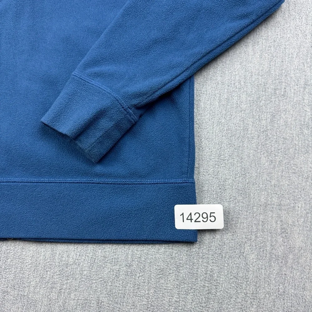 The North Face Jacket Boys Medium 10/12 Blue Fleece Hiking Full Zip Kids Outdoor